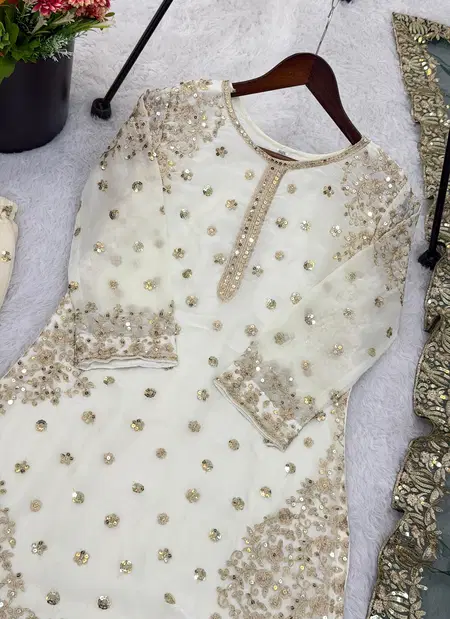JF 041 Pure Fendy Silk With Heavy Embroidery Work Readymade Suits Online Wholesale